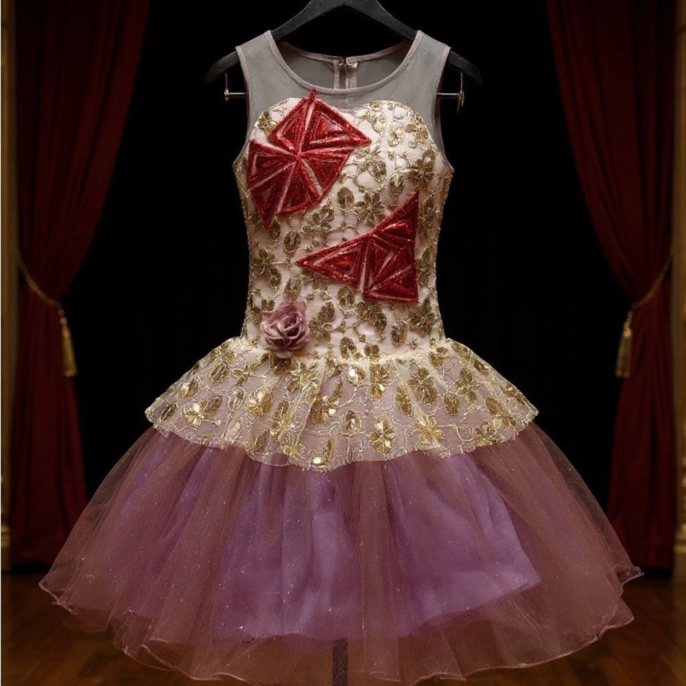 Weissman Kids Costume with Red and Gold Details